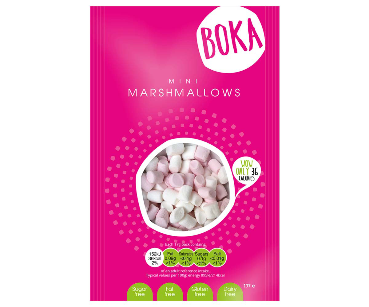 Boka Sugar Free Mini Mallows - 1x1kg