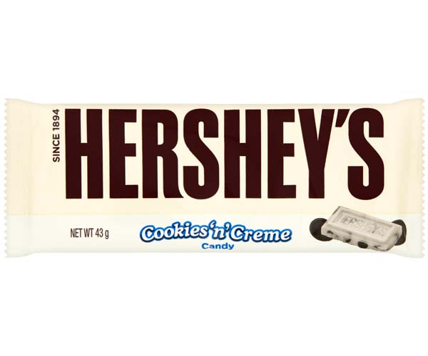 Hersheys - 36x43G - Cookies & Cream