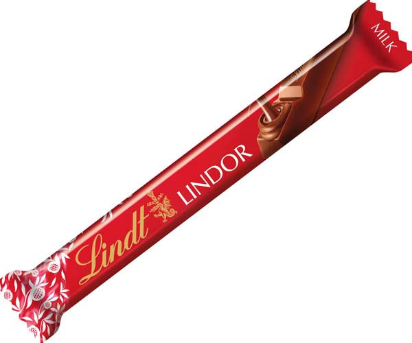 Lindt - Lindor Milk (Red) Treat Bar - 24x38G
