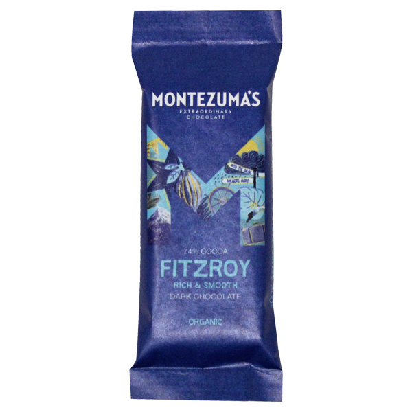 Montezumas - Ftzroy - Organic 74% Dark Chocolate - 26x25g