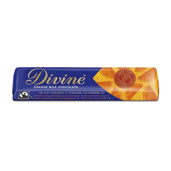 F/T Divine - Orange Milk Choc - 30x35g