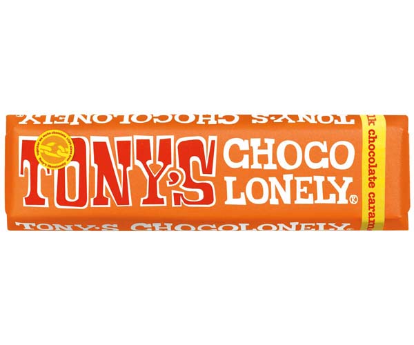 Tony's Chocolonely - Milk Chocolate, Caramel & Sea Salt - 35x47g