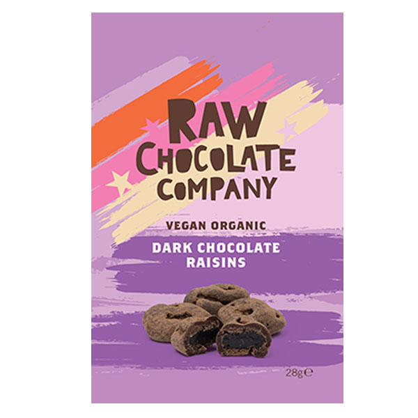 The Raw Chocolate Co - Chocolate Raisins - 12x28g