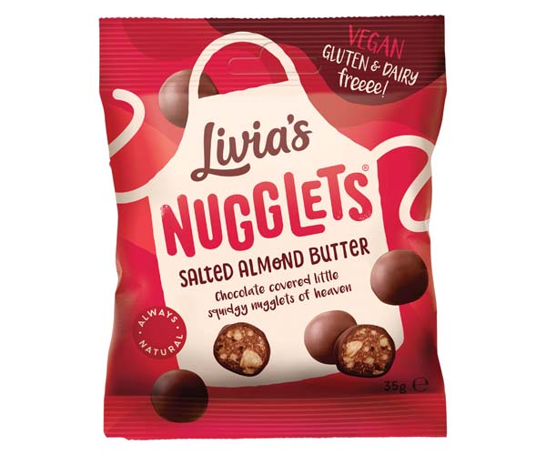 Livias Kitchen - Nugglets - Salted Almond Butter - 9x35g