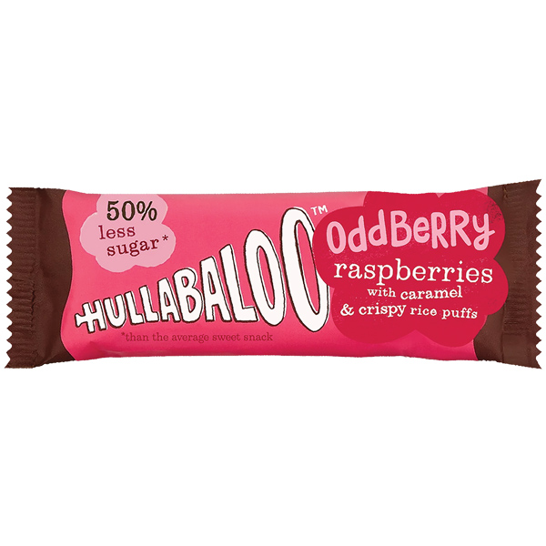 Hullabaloo - Oddberry - White Choc, Caramel & Raspberries - 15x25g