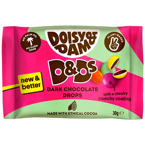 Doisy & Dam - Dark Chocolate D&D's - 18x30g