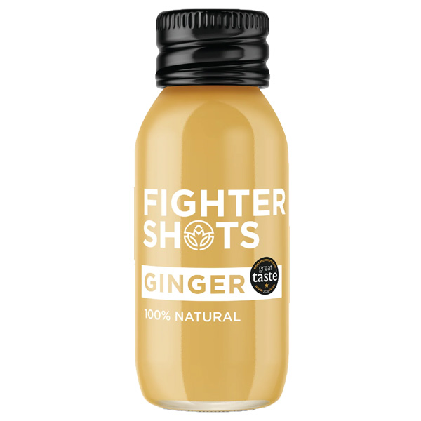 Fighter Shots All Natural Vegan 12 x 60ml BEETROOT- GINGER-TUMERIC -  Collagen