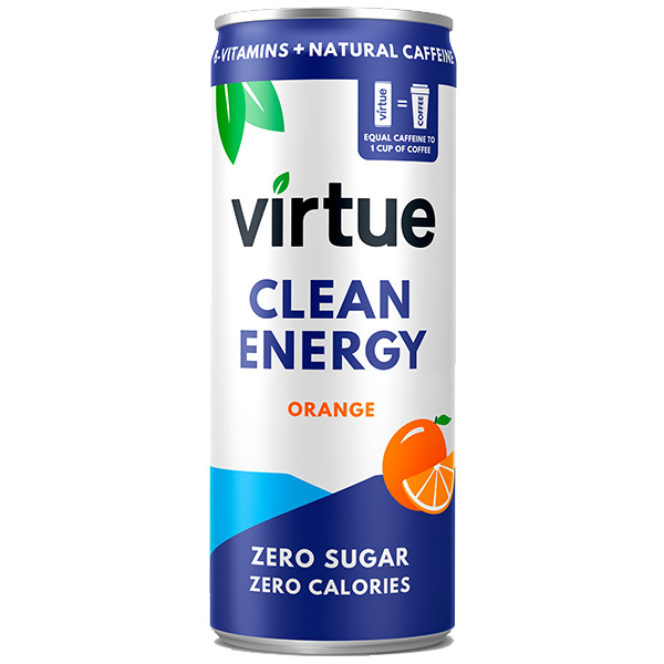 Virtue Clean Energy -  Orange - 12x250ml
