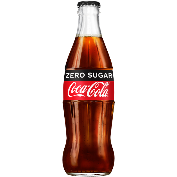 Coke Zero Glass Bottles 24x330ml DDC Foods Ltd