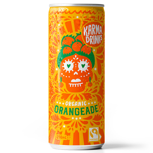 Karma Drinks - Cans - Summer Orangeade - 24x250ml