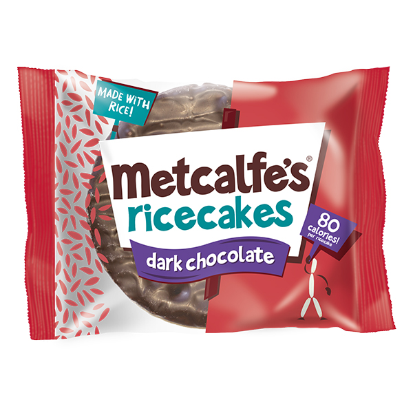 Metcalfes  Dark Chocolate Rice Cakes - 16x34g