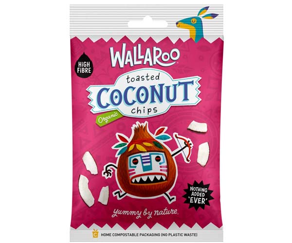Wallaroo - Organic Toasted Coconut Chips - 10x30g