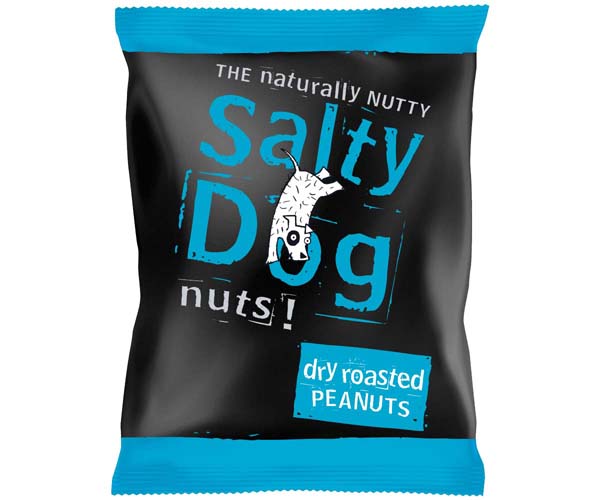 Salty Dog Peanuts - Dry Roasted - 1x24x45g Card