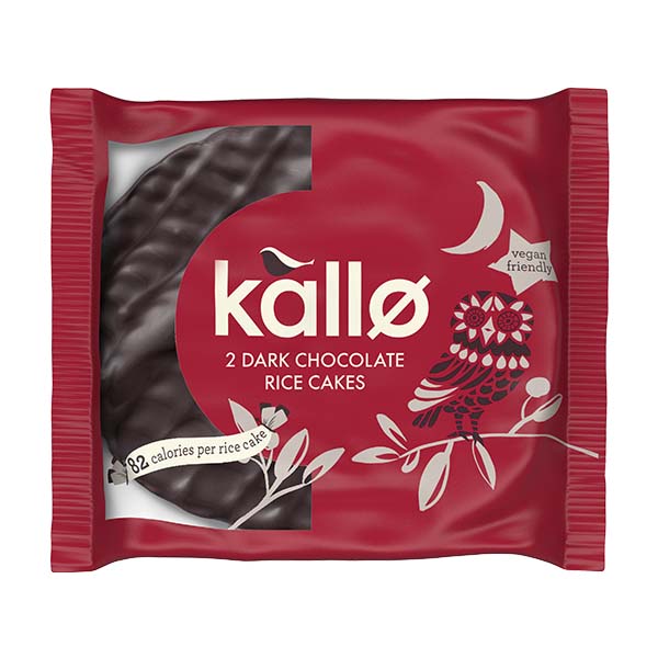 Kallo Rice Cakes - Dark Choc Twin Pack - 30x33g