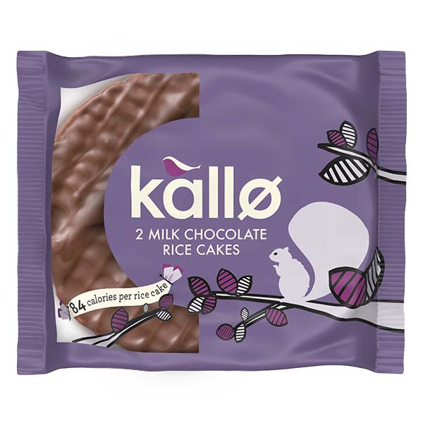 Kallo Rice Cakes - Milk Choc Twin Pack - 30x33g