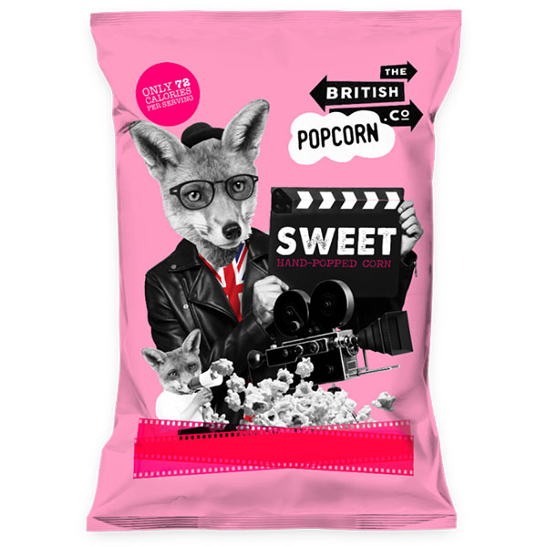 British Popcorn Sweet 24x30g DDC Foods Ltd