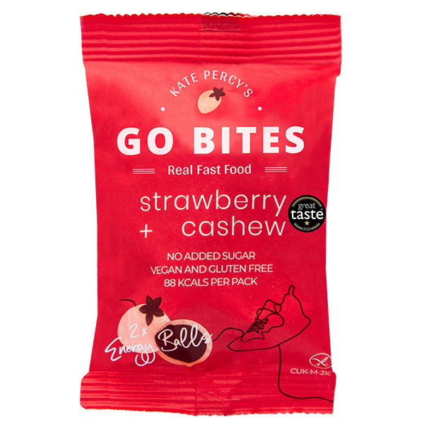 Go Bites - Strawberry & Cashew - 12x24G