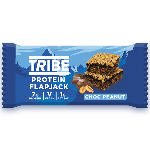 Tribe - Protein Flapjack - Choc Peanut - 12x50g