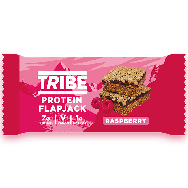 Tribe - Protein Flapjack - Raspberry - 12x50g