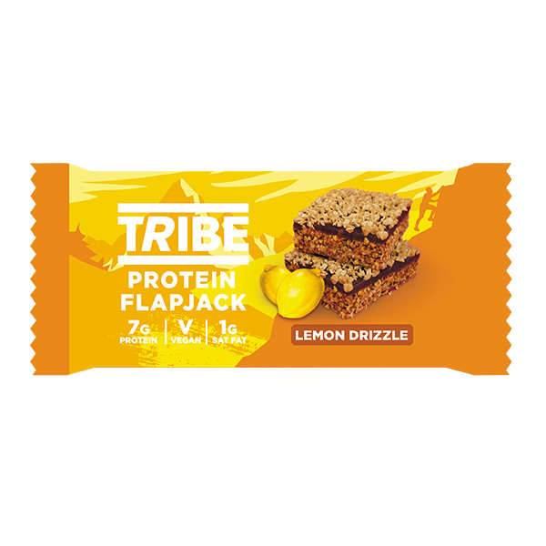 Tribe - Protein Flapjack - Lemon Drizzle - 12x50g