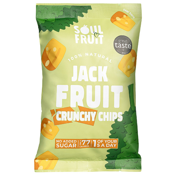 Soul Fruit Jackfruit Chips 10x20g DDC Foods Ltd