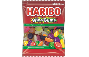Haribo Grab Bags - Wine Gums - 12x160g
