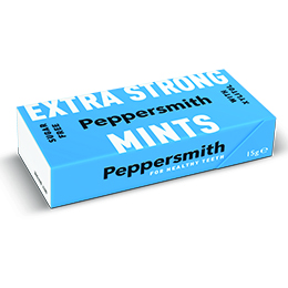 Peppersmith Mints - Extra Strong Mints - 12x15g