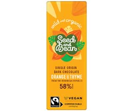 Seed & Bean Org F/T - Dark 58% orange & Thyme - 30x25g