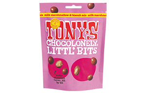 Tony's Chocolonely - Littl' Bits - Milk Marshmallow & Biscuit - 8x100g