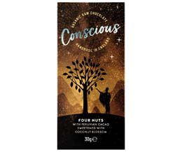 Conscious Chocolate - Four Nuts - 10x30g