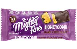 Mighty Fine Honeycomb Bar - Dark Chocolate - 15x30g