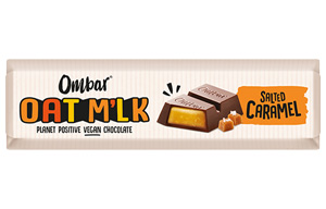 Ombar - Oat M'lk Salted Caramel Filled Chocolate Bar - 15x42g