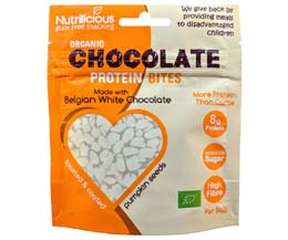 Nutrilicious - Chocolate Protein Bites - White - 12x30g