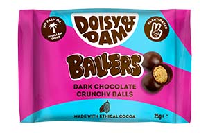 Doisy & Dam - Dark Chocolate Ballers - 18x25g