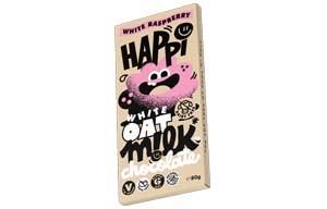 HAPPi Oat M!lk - White Raspberry Chocolate Bar - 15x40g