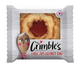 Mrs Crimbles - Jam Coconut Ring - 24x40g