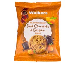 Walkers - Dark Chocolate & Ginger Biscuit - 60x30g