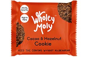 Wholey Moly Cookies - Cacao & Hazelnut - 12x38g