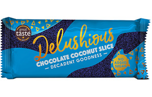 Delushious - Coconut Slice - 15x45g