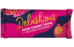 Delushious - Sour Cherry Tiffin - 15x42g