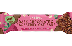 Oatopia - Dark Chocolate & Raspberry Oat Bake - 15x60g