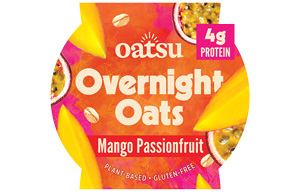 Oatsu - Overnight Oats - Mango Passionfruit - 8x160g