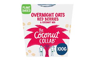Coconut Collaborative - Overnight Oats Red Berries & Coconut Yog - 6x100g