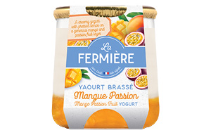 La Fermiere Glass Yoghurt Jar - Mango & Passionfruit - 6x150g