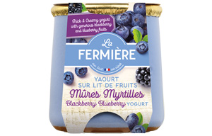 La Fermiere - Blackberry & Blueberry Yoghurt - 6x140g