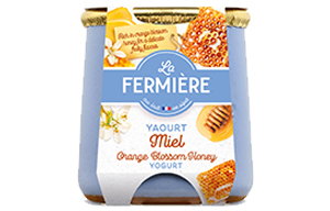 La Fermiere - Honey Yoghurt - 6x140g