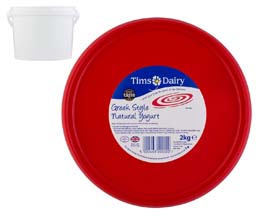 Tims Dairy - Greek Style Yoghurt - 1x2kg