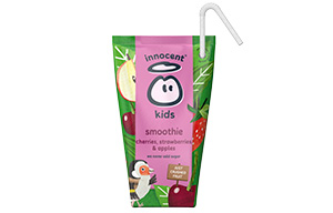 Innocent Kids Wedge Smoothie - Cherry & Strawberry - 16x150ml