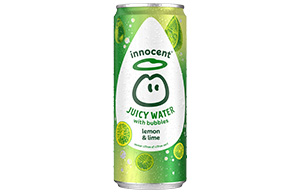 Innocent Juicy Water with Bubbles - Lemon & Lime - 12x330ml