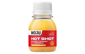 Moju Cold Pressed Shot - Hot Shot - Mango, Ginger & Turmeric - 12x60ml
